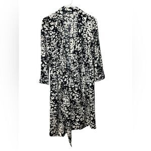 Lafayette 148 Faux Wrap Silk Spandex Dress 4 EUC